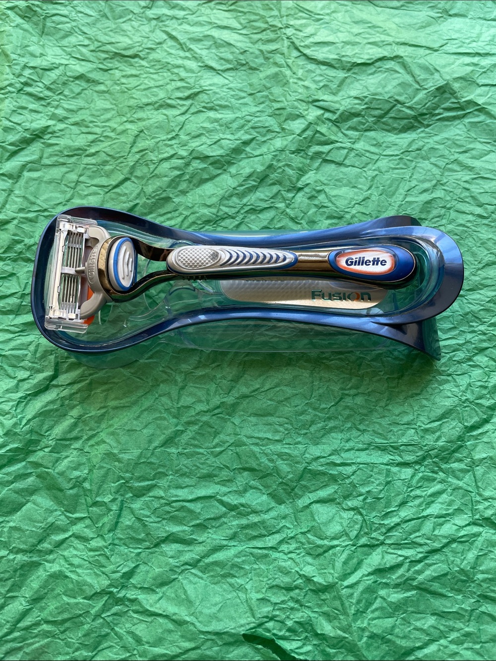 Gillette Fusion Men’s Razor - Blue and Silver